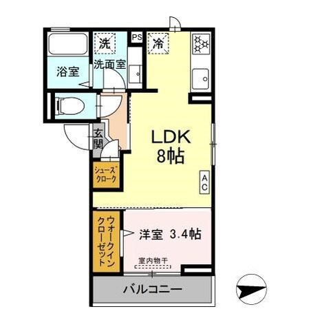 Chambre OSAKAYAの物件間取画像